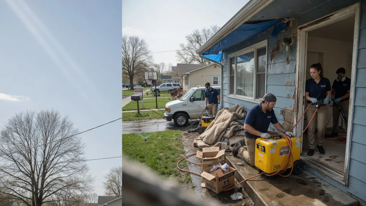 Basement Flood Cleanup in Spurlockville, WV near me